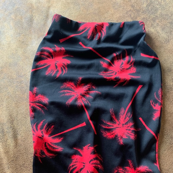 Palm tree pencil skirt - Picture 3 of 3